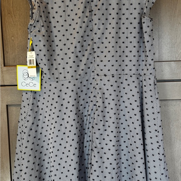 NWT CeCe Provence Dress in color Bluebird, Size 14 - Picture 7 of 8